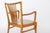 Beige Vintage German Armchair in Beech Wood, 1950s For Sale - Image 8 of 11