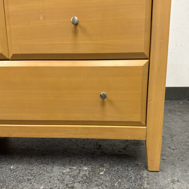 Palliser Natural Maple Wood Finish Dresser With Cupboard For Sale - Image 11 of 12