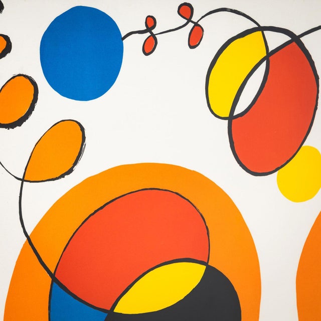1970s Alexander Calder (USA, 1898–1976) – Color Lithograph "OVERLAPPING", Ed. 79/95 For Sale - Image 16 of 18