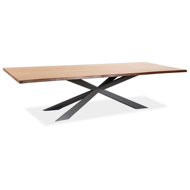 Cattelan Italia Spyder Wooden Dining Table in Brown Anthracite For Sale - Image 14 of 14