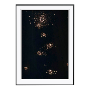 Toni Frissell 'Fireworks Constellation' Archival Pigment Print Framed in Black