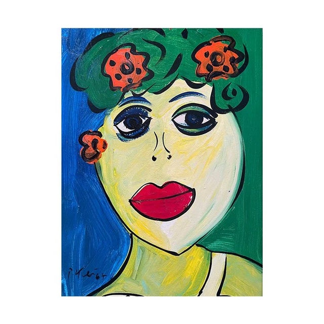 Abstract "Donatella Versace", Peter Keil, 1967 For Sale - Image 3 of 4