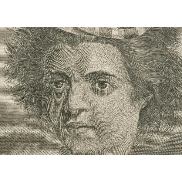 This original antique engraving is a set of two portraits side by side from "a new, royal, authentic and complete system...