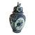 Vintage Delft Foo Dog Topped Ginger Jar Boch For Sale