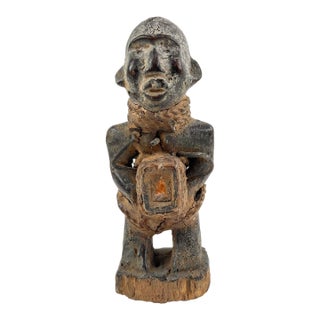 Early 20th Century Kongo Nkisi Nkondi Power Fetish Figure For Sale