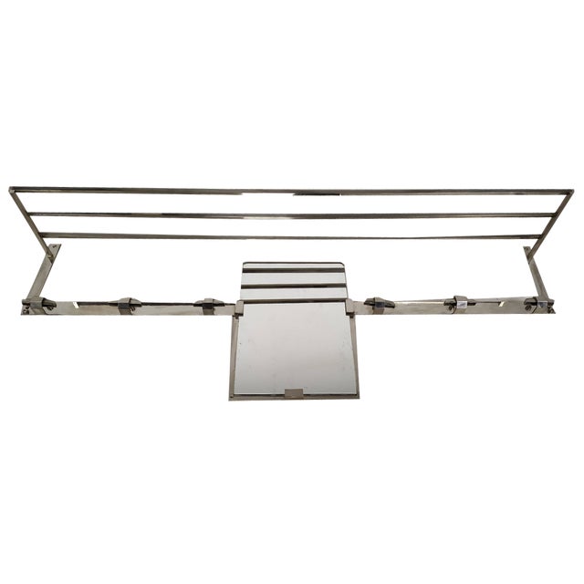 Art Deco Chrome Coat Rack, 1930s For Sale