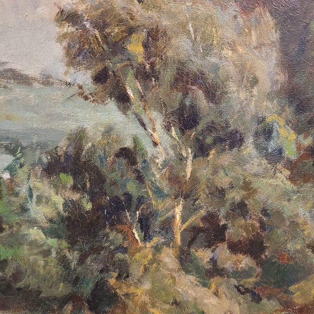 Ricard Arenys Galdón, Landscape with Shepherd, 1950s, Oil on Canvas, Framed For Sale - Image 13 of 18