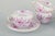 Pink Indian Porcelain Tea Set from Meissen, Set of 10 For Sale - Image 3 of 5