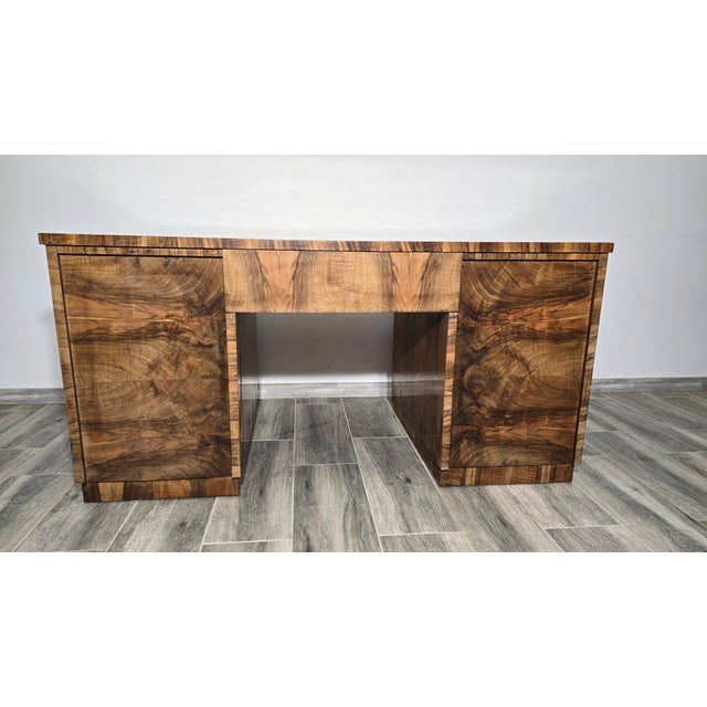 1930s Art Deco Desk, 1930s For Sale - Image 5 of 18