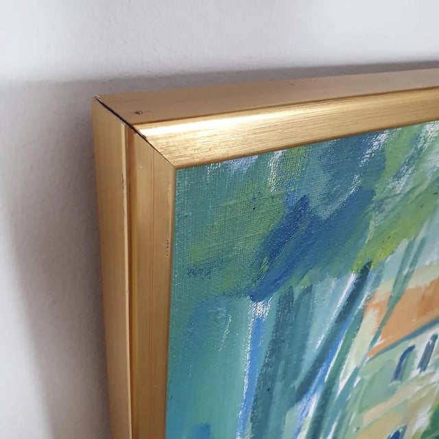 Einar Wennberg, House, De Brock, 1988, Oil on Canvas For Sale - Image 13 of 17