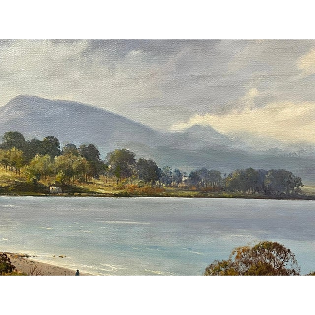 Denis Thornton, Original Post-War Painting of Mournes from Duldrum Ireland by Modern Artist, 1980 Circa For Sale - Image 4 of 13