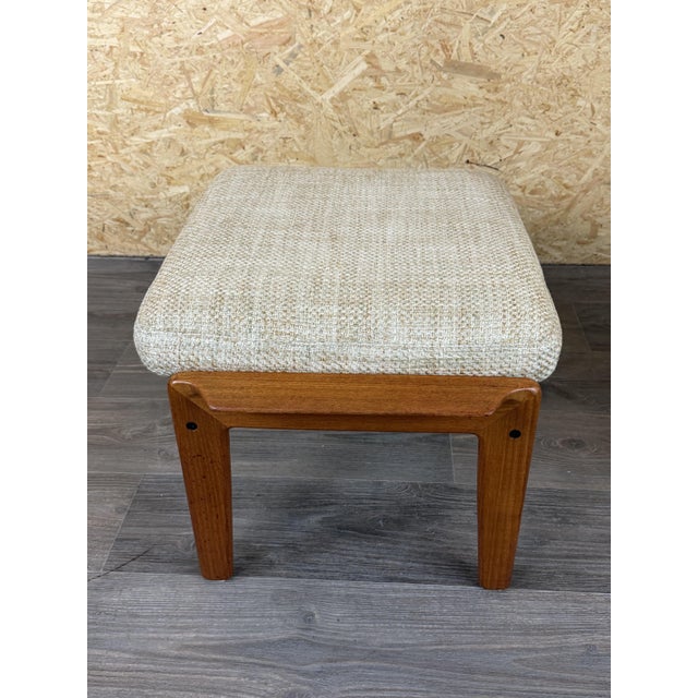 Teak Ottoman by Arne Wahl Iversen for Komfort, Denmark, 1920s For Sale - Image 8 of 16