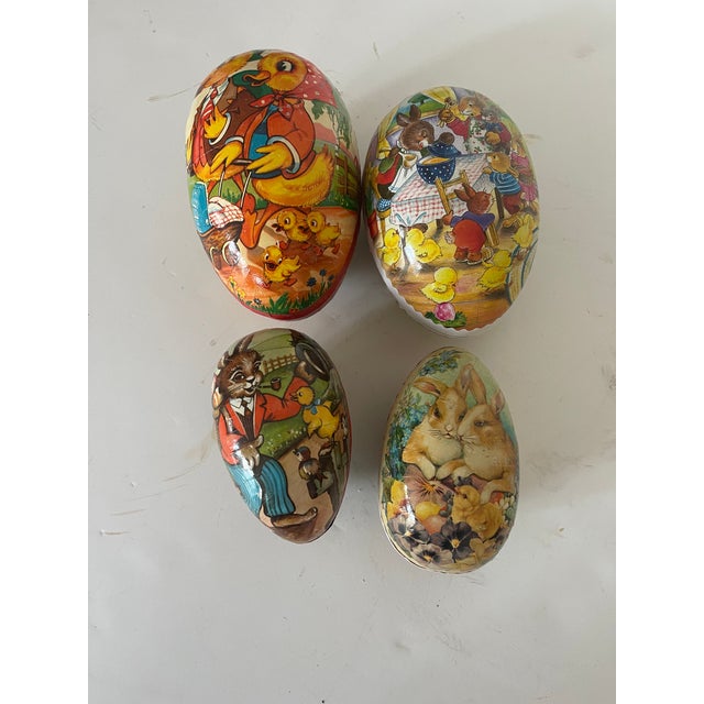 Paper Antique German Easter Eggs Papier Mache For Sale - Image 7 of 7