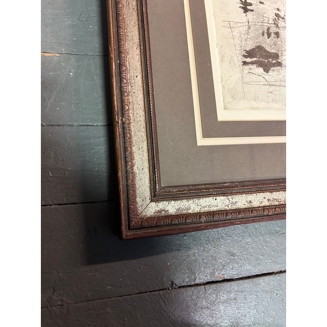 1970’s original impressionist folk lithograph titled “The Bathers.” Signed, dated and framed. Measures 15.5x19 or...