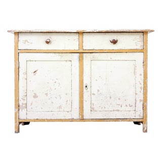 Swedish Painted Pine Cupboard, 1880 For Sale
