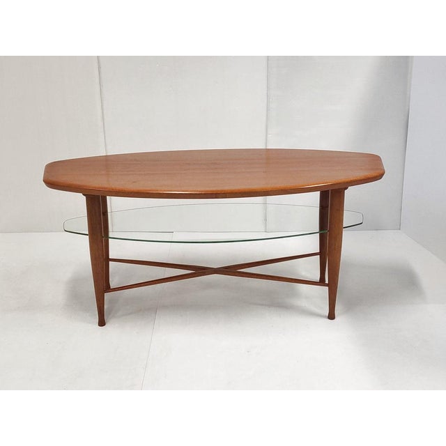 Coffee Table in Teak & Glass, Denmark, 1960s For Sale - Image 9 of 13