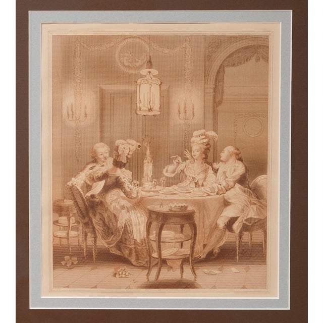 Wood 1920s Framed French Vintage Rococo-Style Heliogravure Prints - Set of Four For Sale - Image 7 of 10