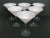 Modern Vintage Orrefors Sweden Milky Crystal Martini Glasses - Set of 6 For Sale - Image 3 of 5