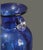 Vintage Hand Blown Art Glass Cobalt Blue Neoclassical Form Vase For Sale - Image 4 of 9