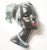 Mid-Century Wall Ceramic Sculpture Woman Face Mask, Germany, 1968 For Sale - Image 6 of 12