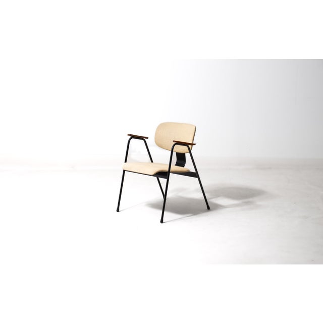 Metal F1 Chair by Van Der Meeren from Tubax, 1950s For Sale - Image 7 of 7