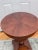 Transitional Vintage Round Mahogany Side Table For Sale - Image 3 of 6