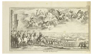 Nicholas Cochin, The Battle of Fontenoy, Etching, 1755