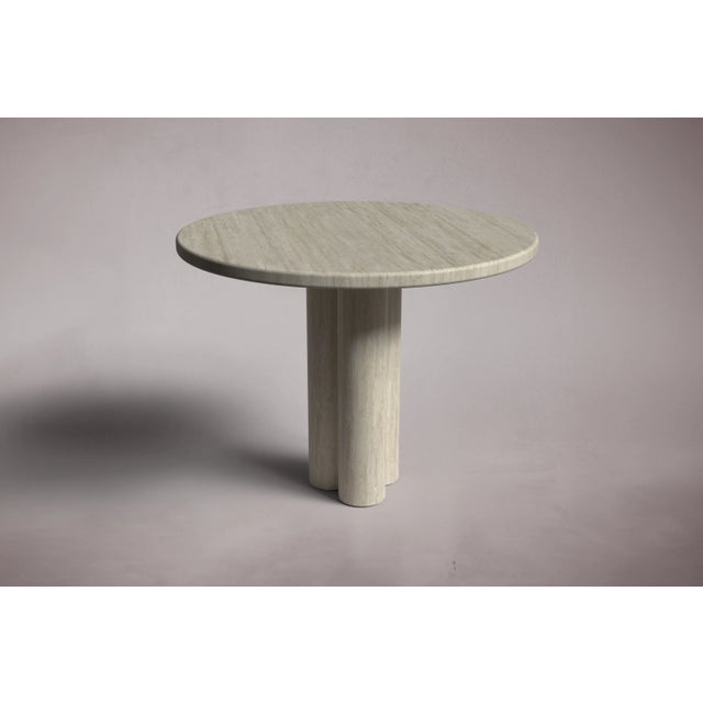 Crafted and hand-finished from Travertine. Travertine can be honed and polished for a matte finish that enhances the...