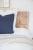 White 26x26 Down So Soft Linen Pillow For Sale - Image 4 of 7