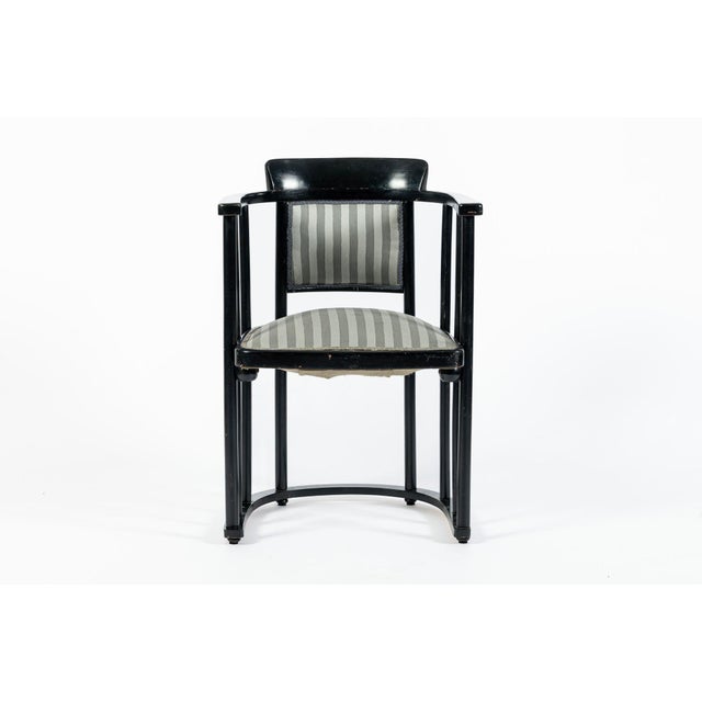 Vienna Secession Three Piece Bentwood Salon Set in the Style of Josef Hoffmann for J&j Kohn, Austria, Circa 1905 For Sale - Image 10 of 18