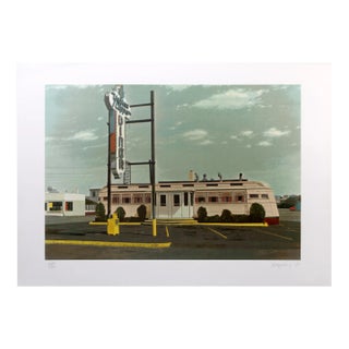 Yankee Clipper, John Baeder Serigraph on Somerset Paper, Signed and Numbered in Pencil For Sale