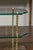 Mid 20th Century Brass Three-Tiered Table with Glass Shelves and Foliage Motifs For Sale - Image 10 of 12