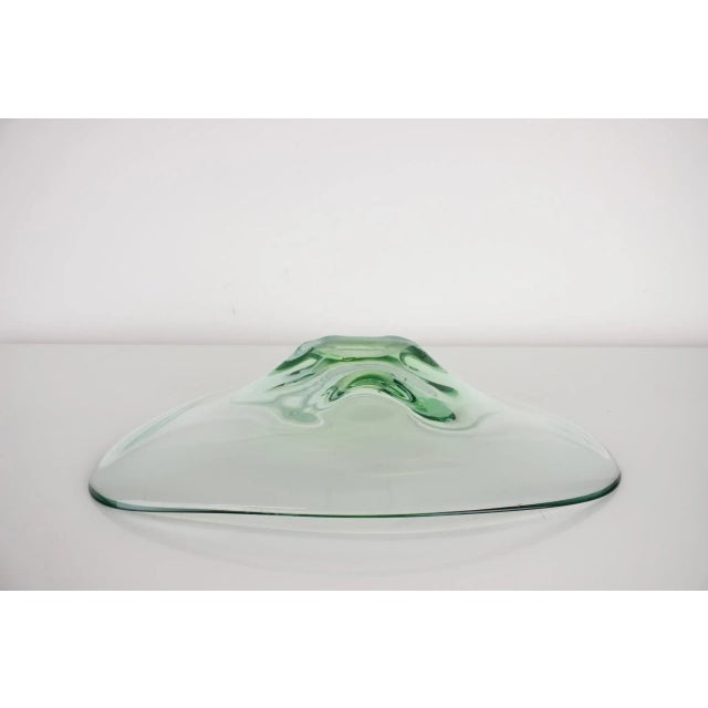 Mid-Century Art Glass Bowl by Zelezno Borske Sklo, 1960s For Sale - Image 6 of 8
