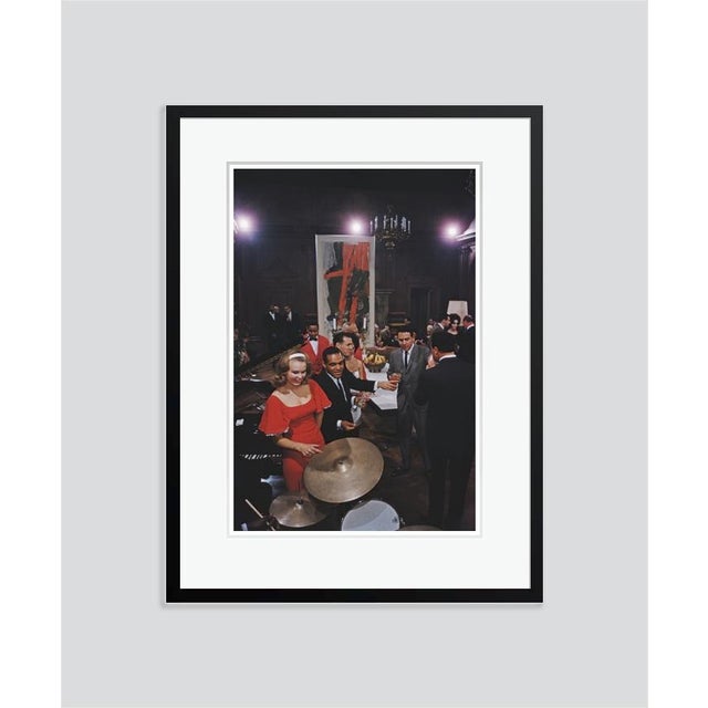 Modern Party at the Playboy Mansion 1961 by Slim Aarons Framed C Print For Sale - Image 3 of 3