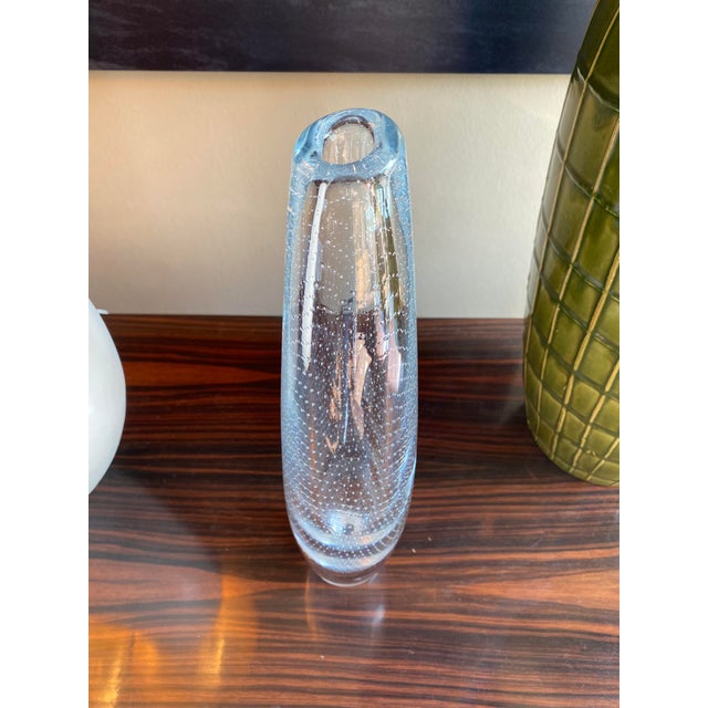 Glass Vase by Gunnel Nyman for Nuutajarvi Notsio, Finland, 1947 For Sale - Image 8 of 9