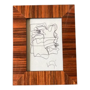 Contemporary Original Wayne Cunningham Abstract Pen and Ink Drawing