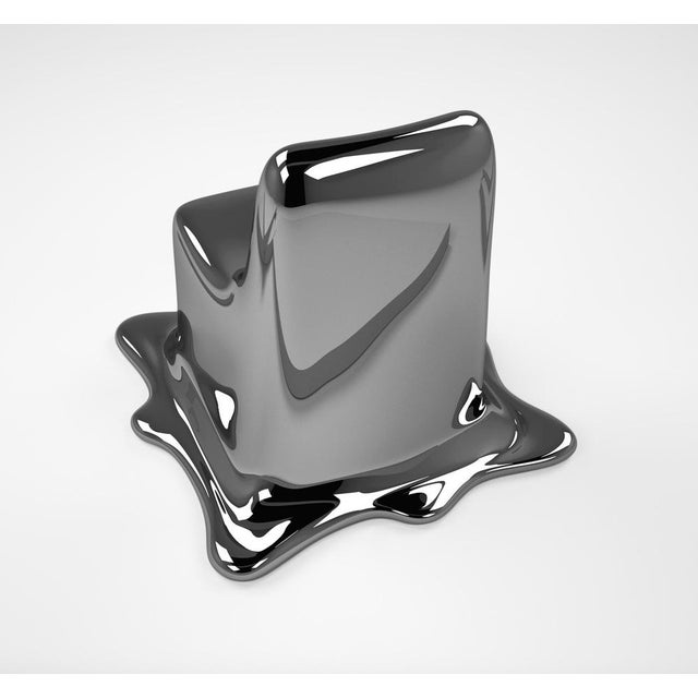 Black Melting Chair by Philipp Aduatz For Sale - Image 8 of 14