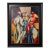 Zancisco Art Deco 3 Lady Oil Painting on Canvas For Sale