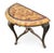 Art Deco Table - Rare Pen Shell Demi-Lune Console With Swans For Sale - Image 3 of 9