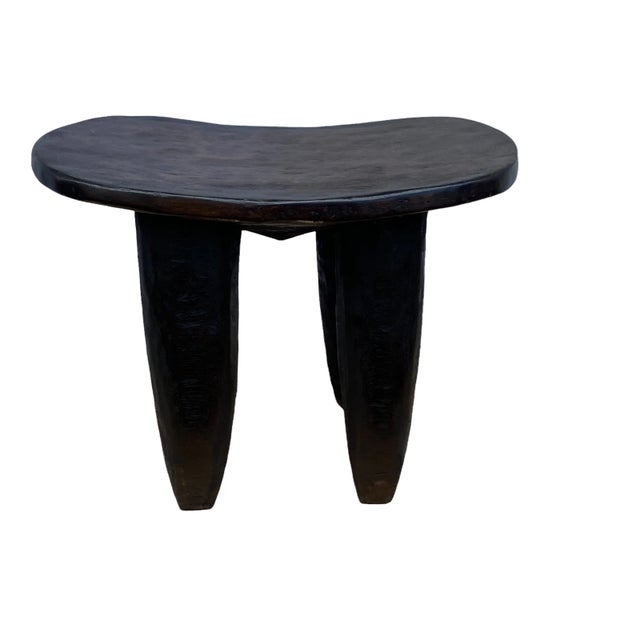African Senufo Stool / Table I Coast 16.5" H by 22" W For Sale - Image 9 of 12