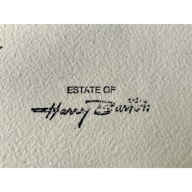 Vintage American Impressionist Watercolor Painting of a Lake by Harry Barton For Sale In New York - Image 6 of 7