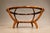 1950s Round Coffee Table in Caviúna Wood & Glass by Giuseppe Scapinelli, Brazil, 1950s For Sale - Image 5 of 18