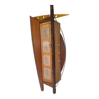 Late 20th Century Most Unusual Post Modern Art Sculpture Hanging Wall Cabinet For Sale