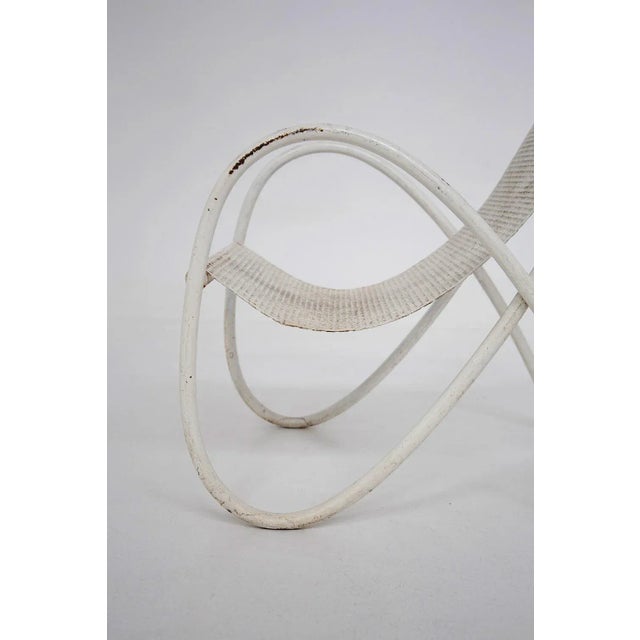 Metal Rationalist Curved Iron Amchair, 1930s For Sale - Image 7 of 12