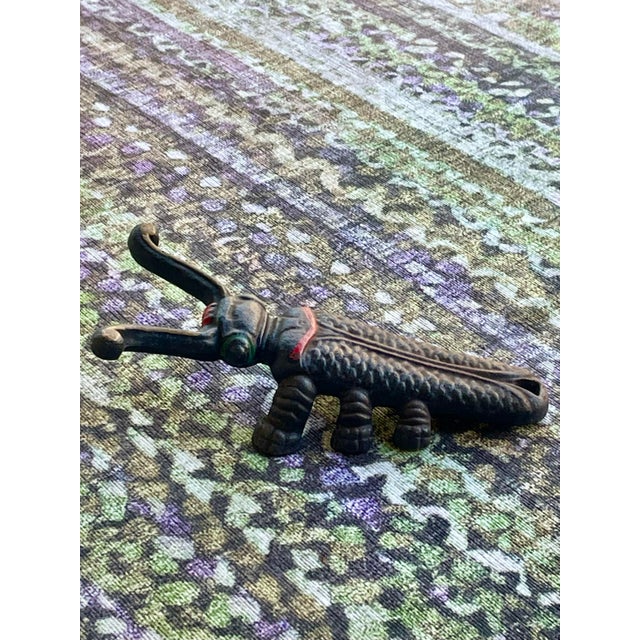 Vintage Cast Iron Beetle Boot Jack For Sale - Image 4 of 12