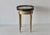 White Mid 20th Century French Louis XVI Style Marble Oval Top Bouillotte Side Table For Sale - Image 8 of 13
