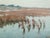 Théodore Lemonnier 1815-1888 Signed French Oil - River Marshes - Organic Modern For Sale - Image 10 of 17