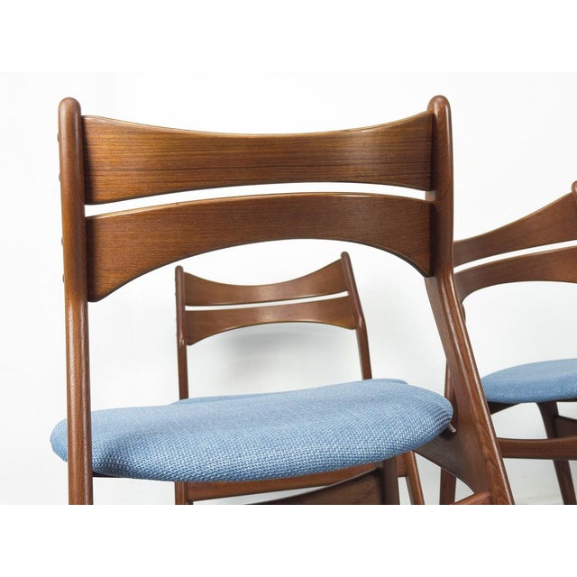 Danish Teak Dining Chairs by Erik Buch for Chr. Christensens Møbelfabrik, 1960s, Set of 6 For Sale - Image 16 of 18