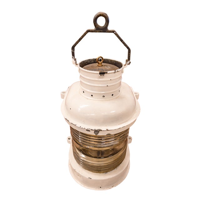 Early 1900s Marine Masthead Ship Lantern For Sale - Image 9 of 10