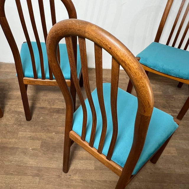 C. 1970s Schou Andersen Danish Teak Highback Dining Chairs - Set/8 For Sale - Image 10 of 10
